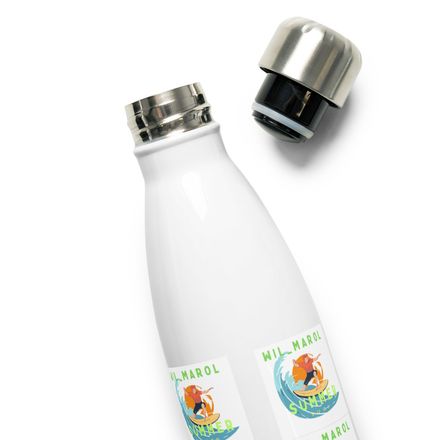 Wilmarol summer surf Stainless Steel Water Bottle