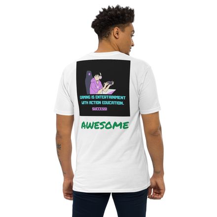 Gaming Men's Premium Heavyweight Tee | Cotton Heritage MC1086