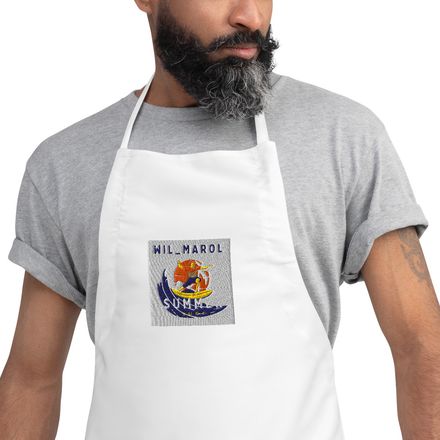 Wilmarol summer surf Embroidered Apron | Liberty Bags 5502