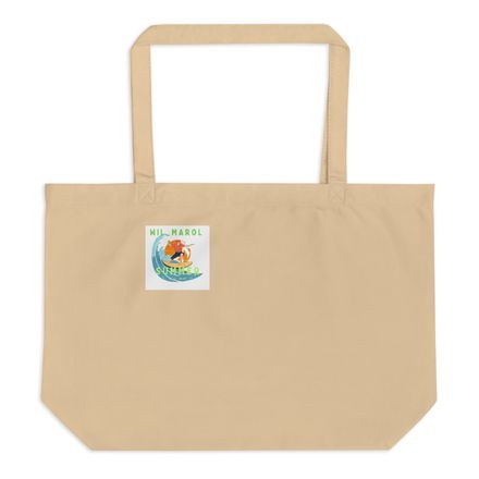 Wilmarol summer surf Large Eco Tote | Econscious EC8001