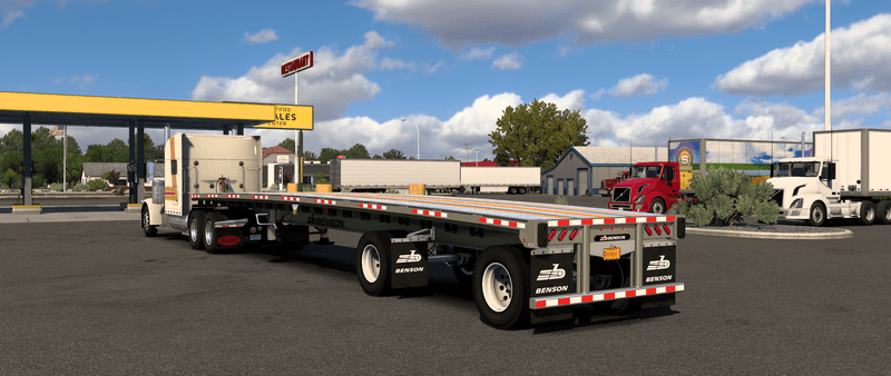 Flatbed Benson - Mod American Truck Simulador