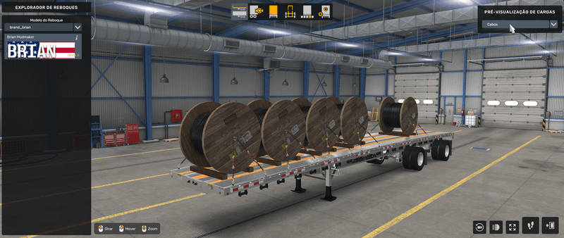 Flatbed Benson - Mod American Truck Simulador