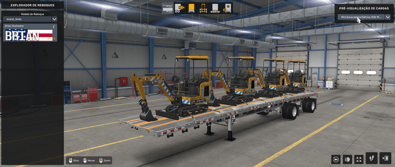 Flatbed Benson - Mod American Truck Simulador