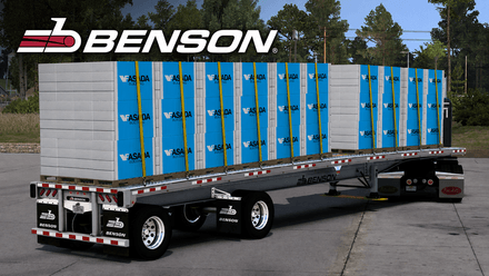 Benson Flatbed Trailer for ATS
