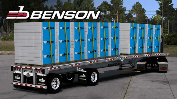 Benson Flatbed Trailer for ATS