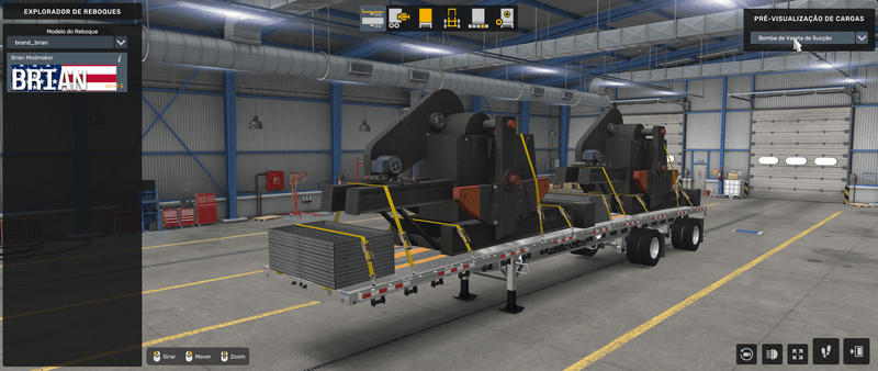 Flatbed Benson - Mod American Truck Simulador