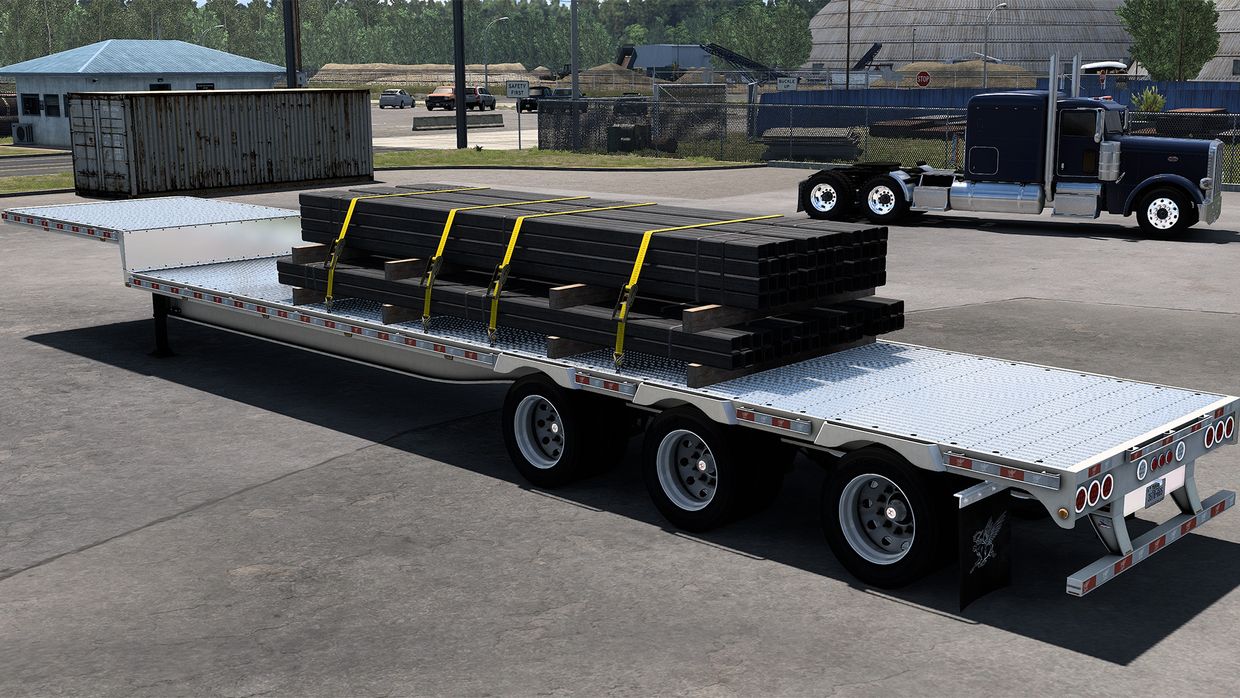 Manac Drop Deck Trailer ATS Mod | American Truck Simulator Download