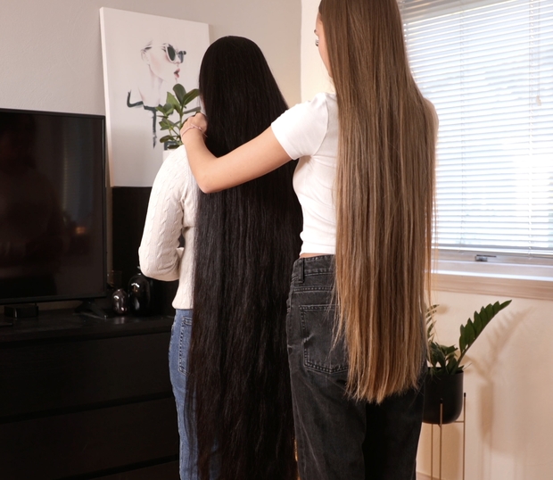 VIDEO - Impressed by her hair length