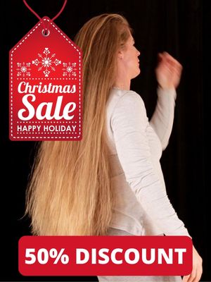 VIDEO - Oiling and finger combing thick blonde hair