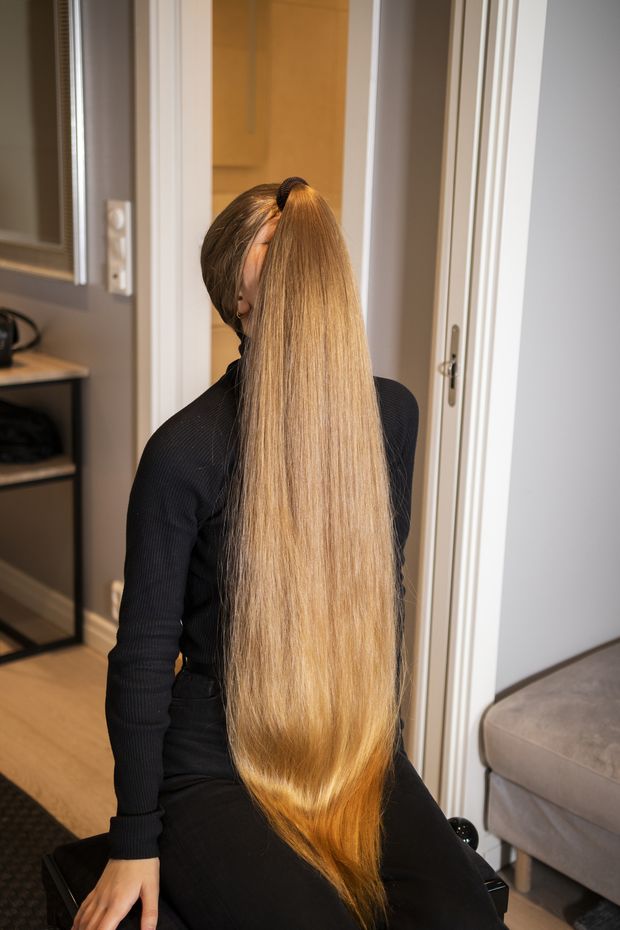 PHOTO SET - Extreme ponytail covering