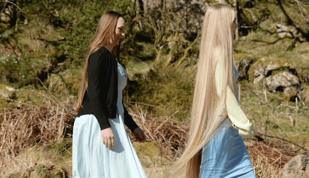 VIDEO - Rapunzel and her friend&#x27;s forest walk