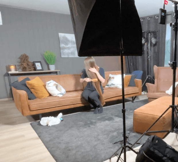 VIDEO - Emilie shoot BTS