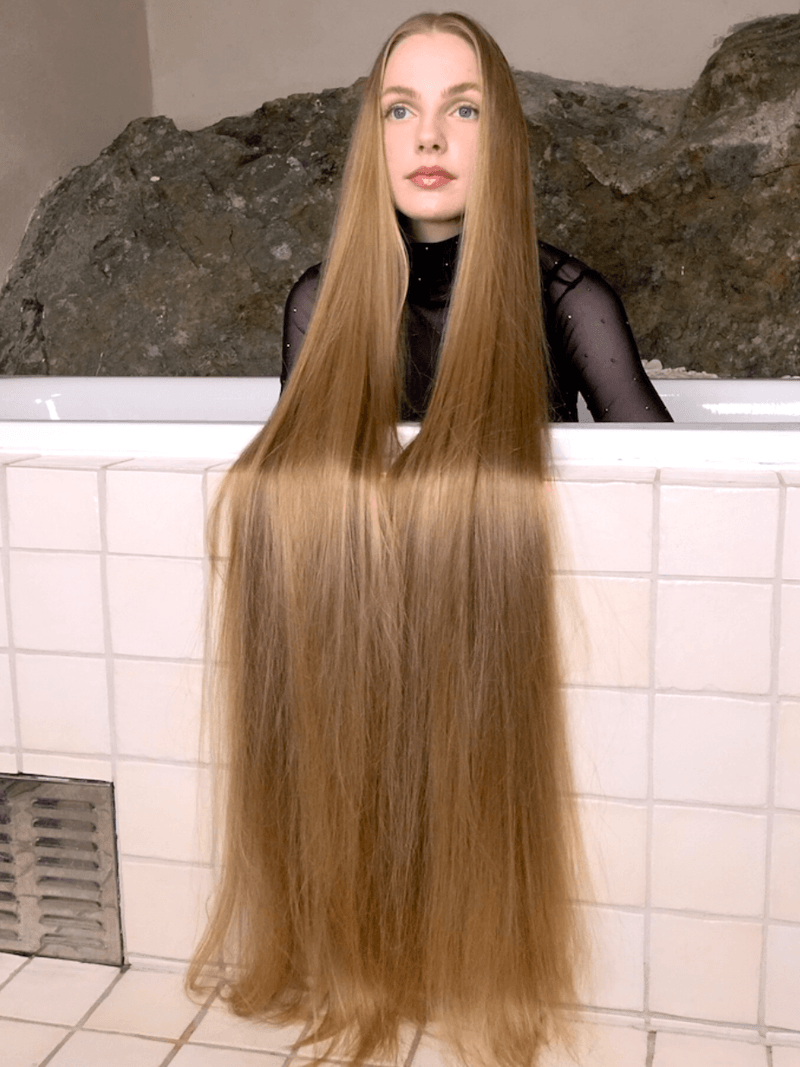 VIDEO - The perfect, thick and silky long hair