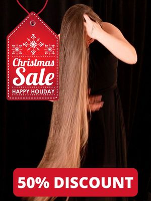 VIDEO - Silky ponytail and braid display