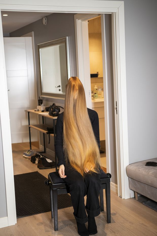 PHOTO SET - Extreme ponytail covering
