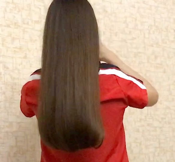 VIDEO - Elmira&#x27;s folded hair