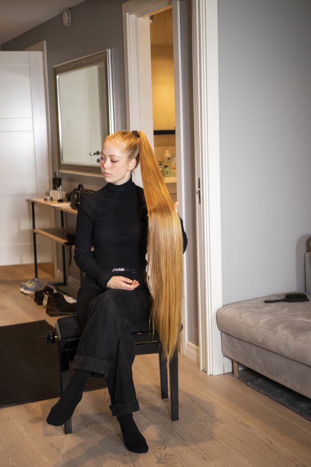 PHOTO SET - Extreme ponytail covering