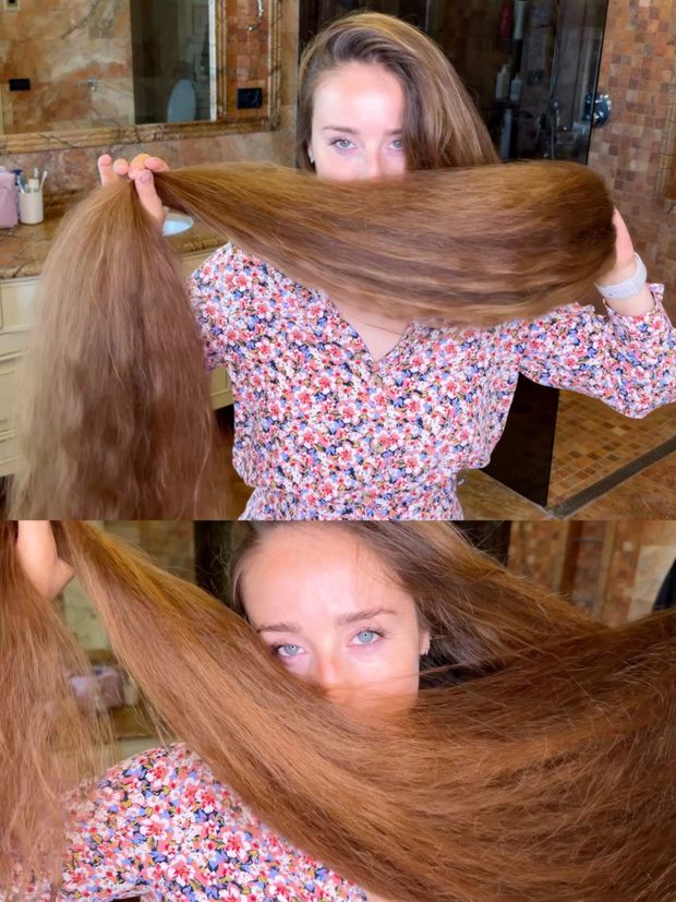 VIDEO - Extreme super thick and long hair