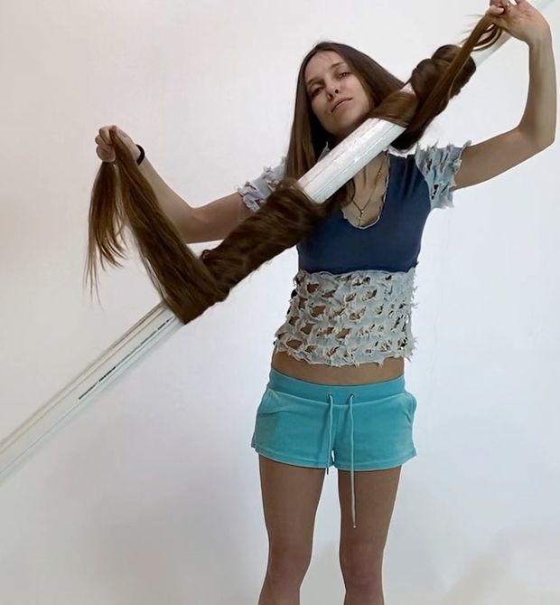 VIDEO - Long hair wraps
