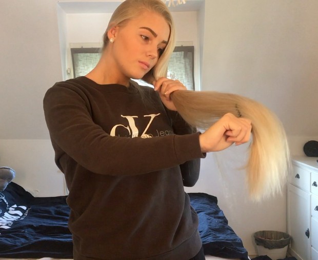 VIDEO - Swedish blonde braids