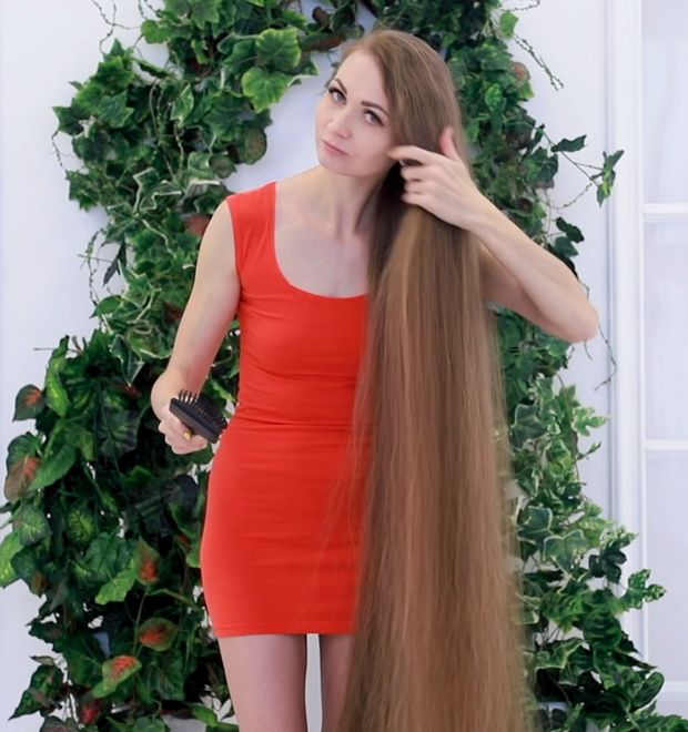 VIDEO - Lower calf length hair