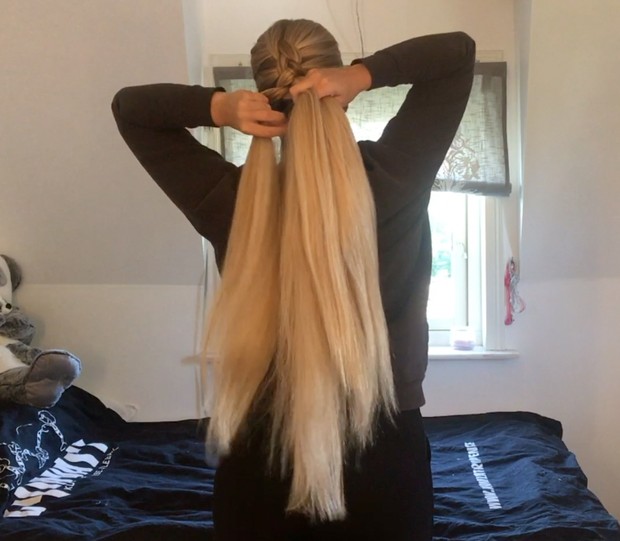 VIDEO - Swedish blonde braids