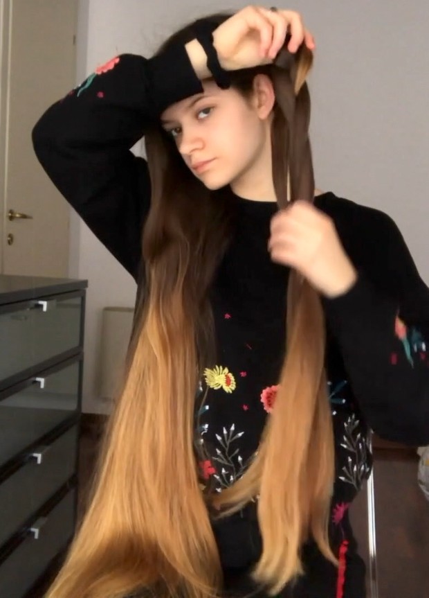 VIDEO - Ottavia&#x27;s freshly trimmed hair
