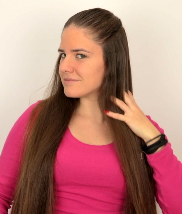 VIDEO - Suzana&#x27;s special hairstyle: Vertical double braids