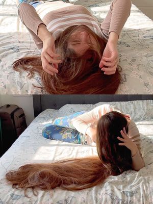 VIDEO - A lot of soft hair