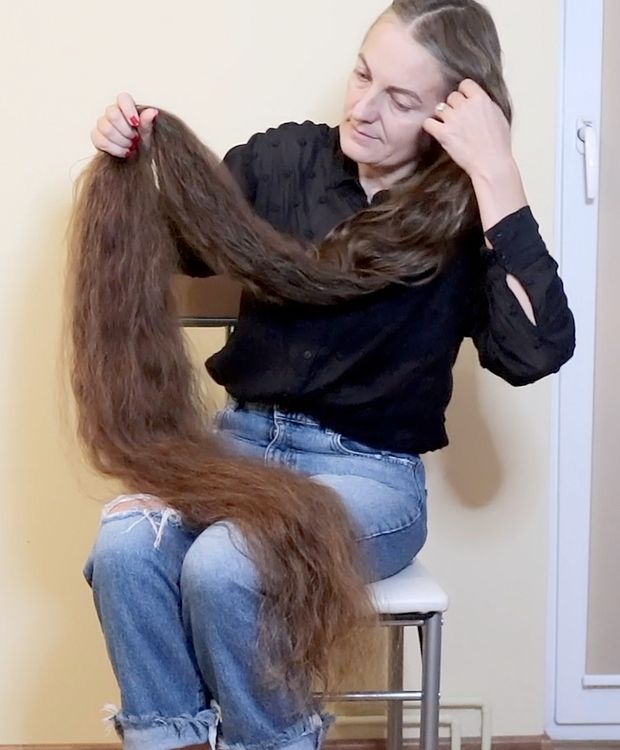 VIDEO - Ultra heavy wet hair