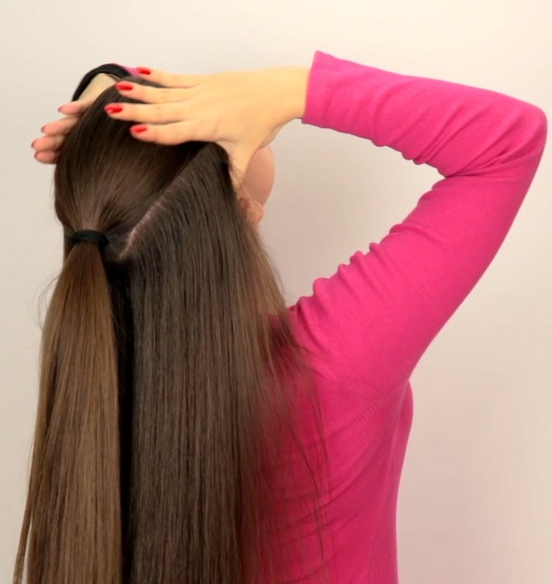 VIDEO - Suzana&#x27;s special hairstyle: Vertical double braids