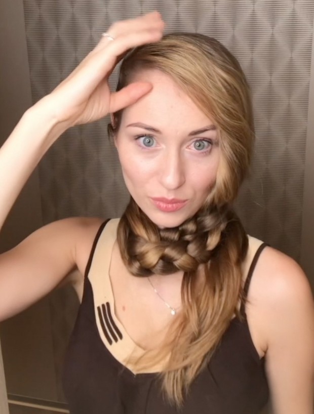 PHONE VIDEO - Katerina&#x27;s hair display