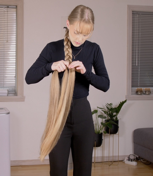VIDEO - The big braid and ponytail