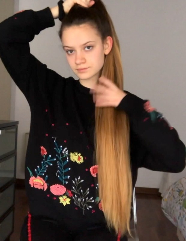 VIDEO - Ottavia&#x27;s freshly trimmed hair