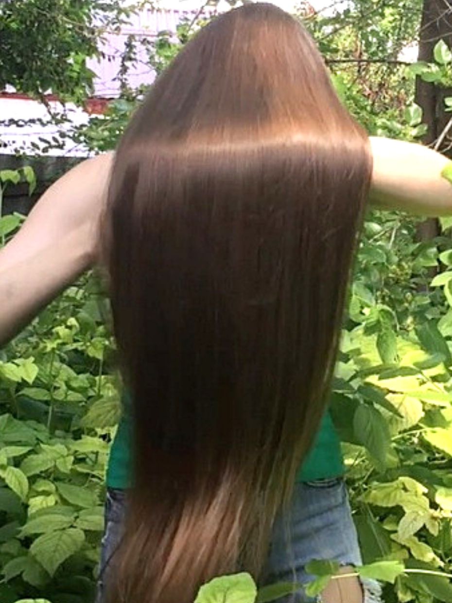 VIDEO - The perfect, thick and silky long hair