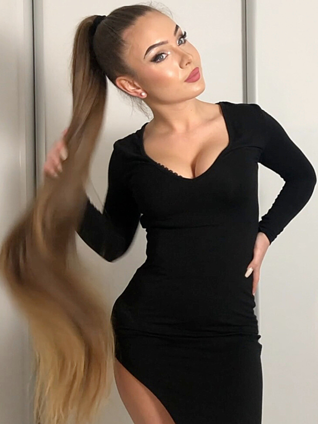VIDEO - Super elegant ponytail display