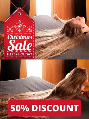 VIDEO - Silky hair display on bed