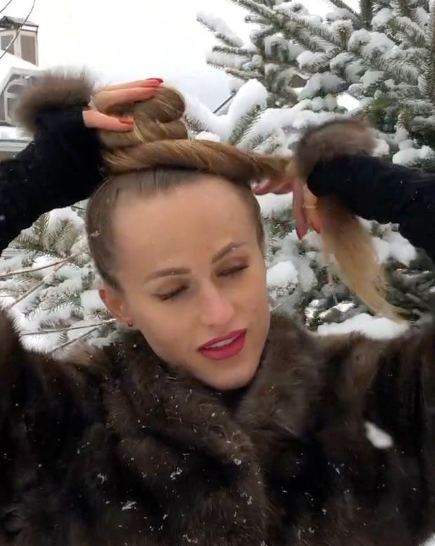 VIDEO - Rapunzel in the snow