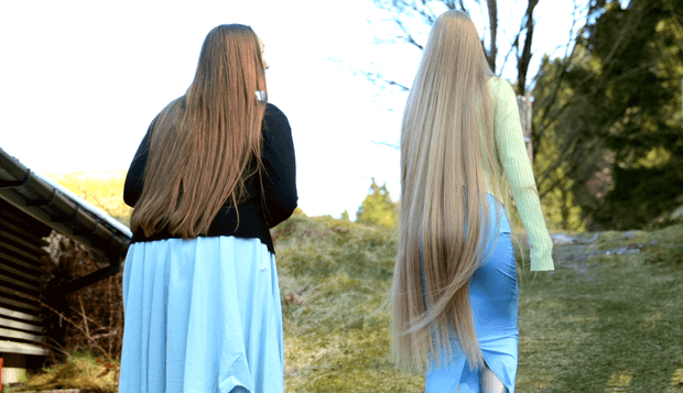 VIDEO - Rapunzel and her friend&#x27;s forest walk