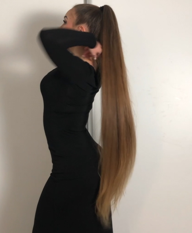 VIDEO - Super elegant ponytail display