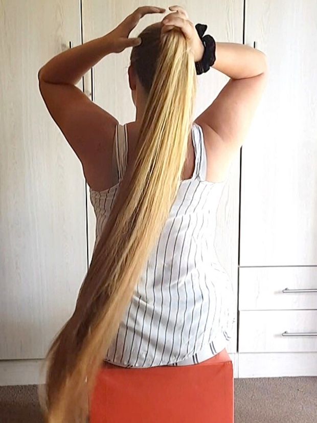 PHONE VIDEO - Rachel&#x27;s dream hair