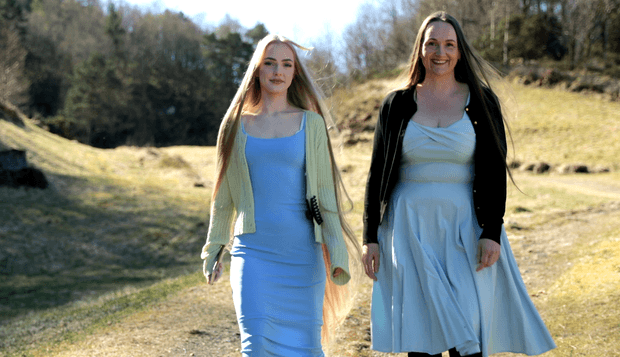 VIDEO - Rapunzel and her friend&#x27;s forest walk