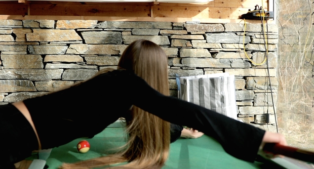 VIDEO - The RealRapunzels team playing pool
