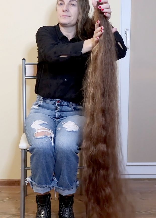 VIDEO - Ultra heavy wet hair