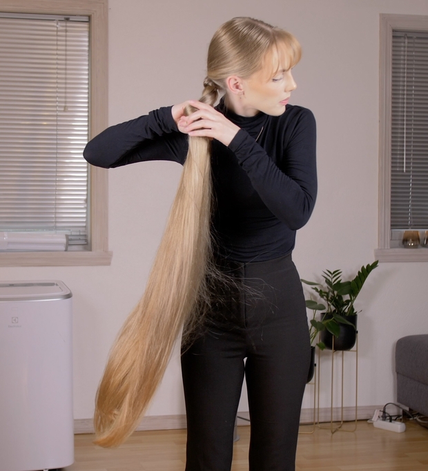 VIDEO - The big braid and ponytail
