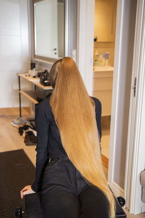 PHOTO SET - Extreme ponytail covering