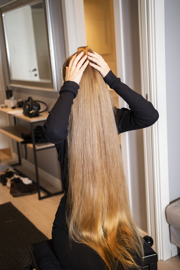 PHOTO SET - Extreme ponytail covering