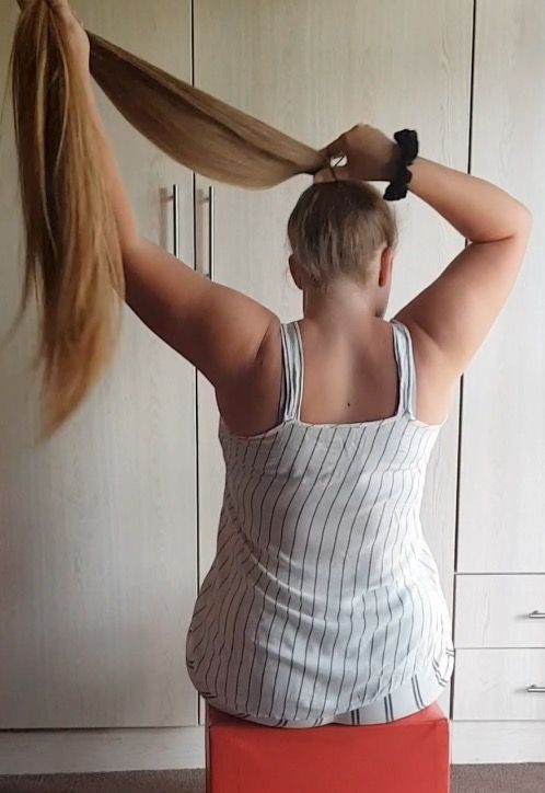PHONE VIDEO - Rachel&#x27;s dream hair