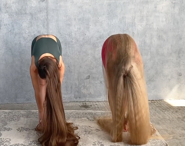 VIDEO - Double Rapunzel workout
