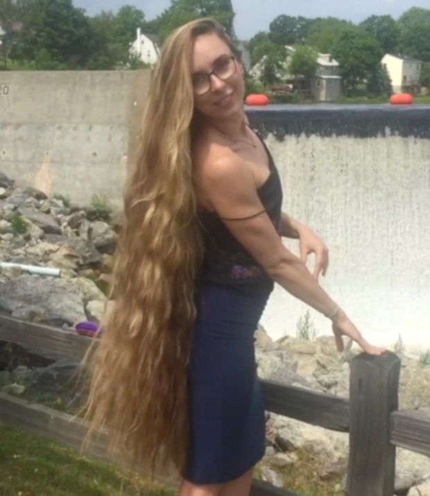 MOBILE VIDEO - Rapunzel by the waterfall
